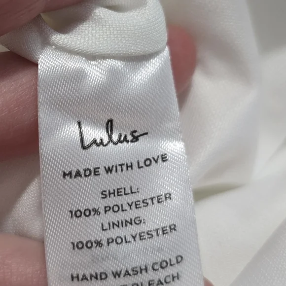 🎀$20 SALE🎀NWT Lulu's Elevated Sensation White 3D Floral Embroidered Midi Dress - Picture 7 of 8